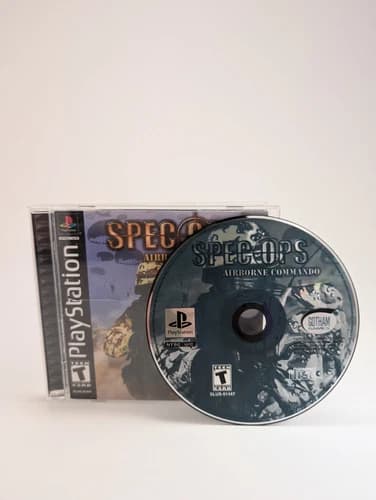 Spec Ops: Airborne Commando (Sony PlayStation 1, 2002) CIB Cleaned Tested
