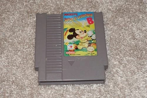 Mickey's Safari in Letterland Nintendo NES (Beam High Tech: 1993) Cartridge Only