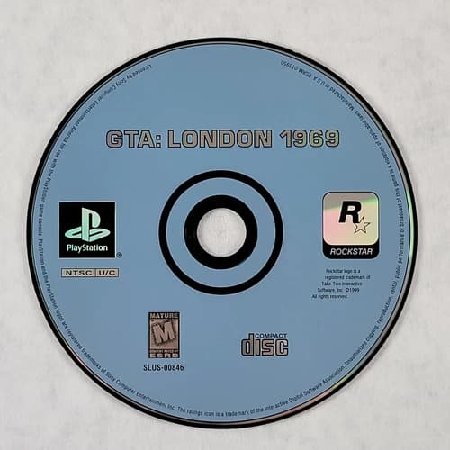Grand Theft Auto London 1969 - Loose Sony PS1 Playstation 1 Disc
