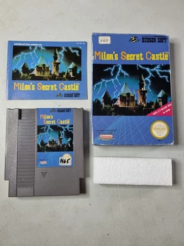 Milon's Secret Castle - Nintendo NES - Complete In Box CIB - Circle Seal