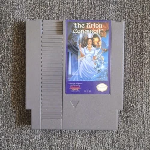 Vic Tokai The Krion Conquest Nintendo NES Video Game NTSC-U/C (US/Canada)
