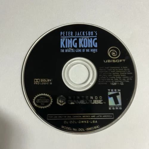 Peter Jackson's King Kong Nintendo GameCube GC Disc Only Tested Working