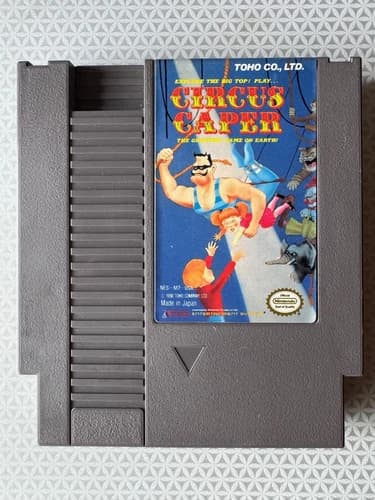 Circus Caper NES Nintendo Entertainment System Game Original AUTHENTIC - Tested