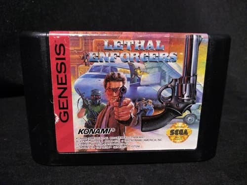 Lethal Enforcers Sega Genesis Game Cart Only Free Shipping