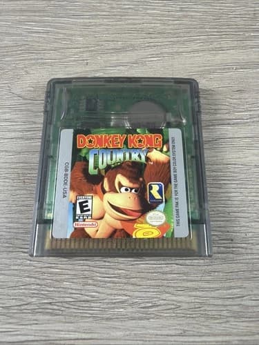 Nintendo Game Boy Color Donkey Kong Country GBC Cartridge Tested