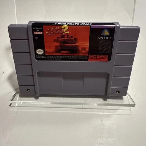 Super Battletank 2 Super Nintendo SNES 1991 Authentic Tested Cartridge Only