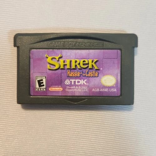 Shrek Hassle at the Castle Nintendo Game Boy Advance 2002 Authentic Cart Only