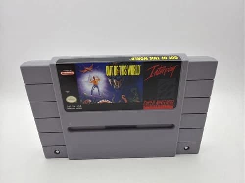 Out Of This World (Super Nintendo SNES) Cartridge Only Authentic Working