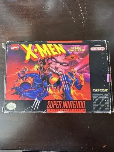 X-Men: Mutant Apocalypse CIB (SNES Super Nintendo 1994) *TESTED & AUTHENTIC*
