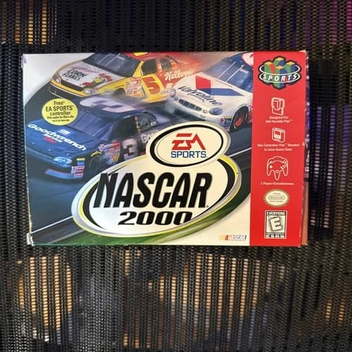 NASCAR 2000 N64 Nintendo 64 Complete in Box (CIB) Authentic Tested