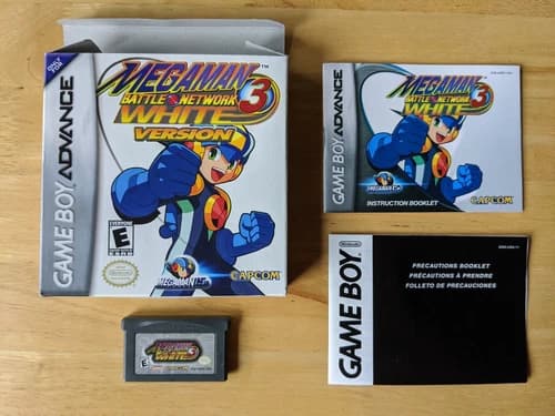 Mega Man Battle Network 3: White Version (Game Boy Advance, 2003) – CIB