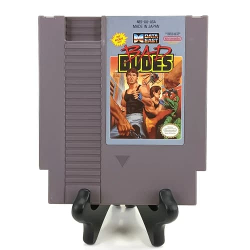 Bad Dudes NES Video Game Cartridge (Nintendo, 1989) Authentic Tested Works