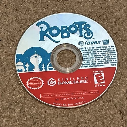 Robots Nintendo GameCube Video Game Disc Only Tested