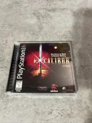 Excalibur 2555 AD Sony PlayStation 1 PS1 Complete CIB - Tested W/ Reg Card