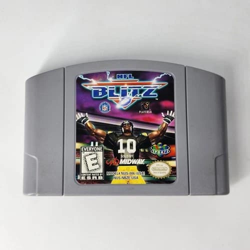 NFL Blitz (Nintendo 64, 1997) N64 Authentic - CLEANED & TESTED - Fast Shipping!