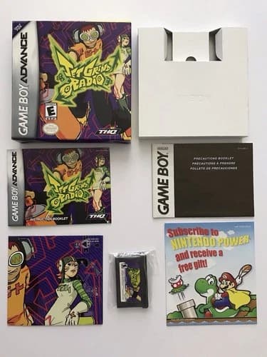 Gameboy Advance GBA JET GRIND RADIO - Complete CIB Fantastic Used Condition!