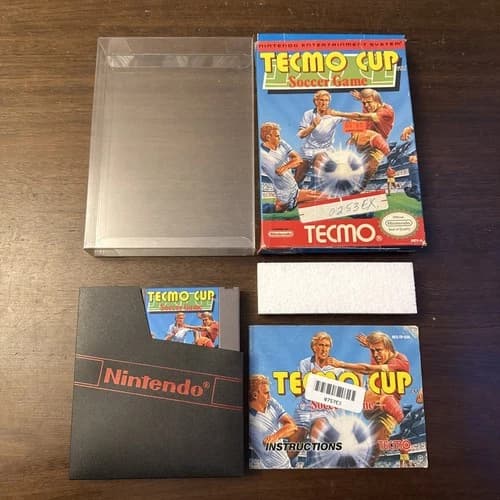 Tecmo Cup Soccer (Nintendo NES) Complete - Tested - Authentic