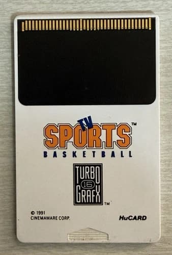 TV Sports Basketball - (Turbo GrafX TG-16) Game HuCard
