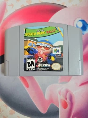 South Park Rally - Missing Back Label (Nintendo 64) Authentic Cartridge - Tested