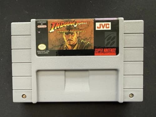 Indiana Jones' Greatest Adventures (Super Nintendo SNES ,1994) Cartridge Only