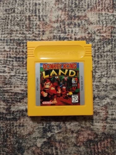 Donkey Kong Land Nintendo Game Boy GB Cleaned and Tested