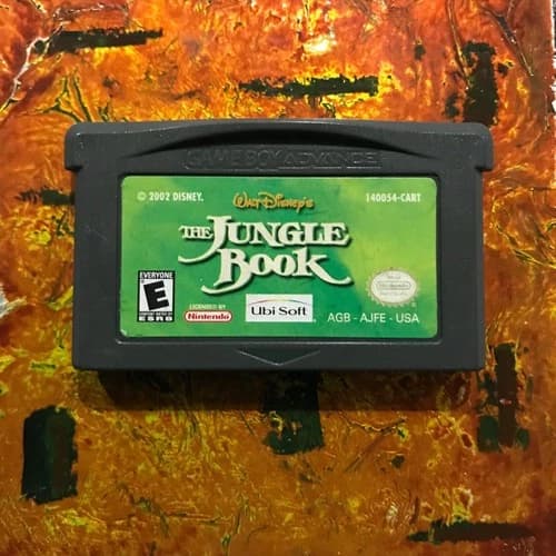 The Jungle Book Nintendo Gameboy ADVANCE GBA Tested AUTHENTIC