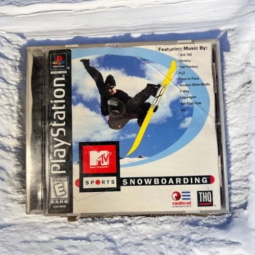 MTV Sports Snowboarding PS1 Complete CIB PlayStation Game 1999 THQ