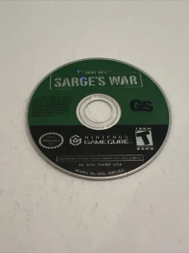 Army Men Sarge's War (Nintendo GameCube, 2004) Disc Only - Free Shipping!
