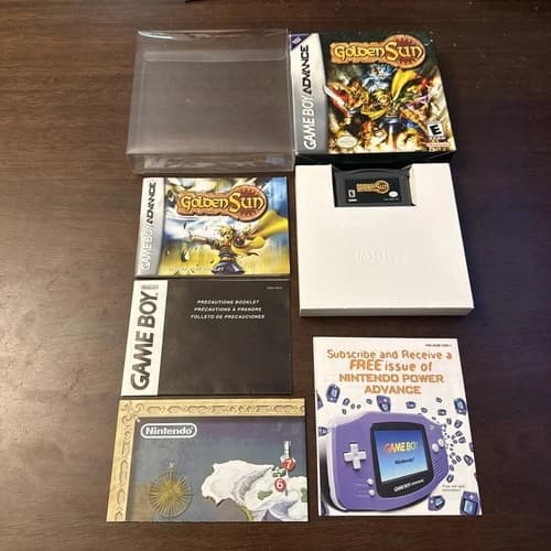Golden Sun (Nintendo GameBoy Advance GBA) Complete - Tested - Authentic