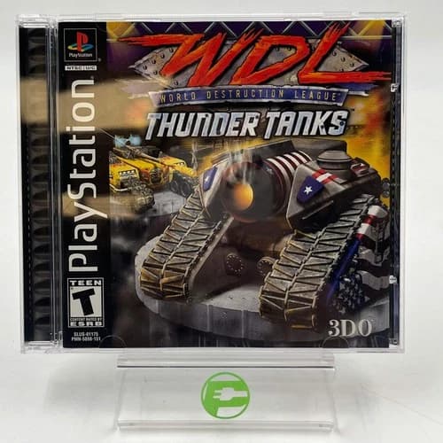 WDL Thunder Tanks (Sony PlayStation 1 PS1, 2000)