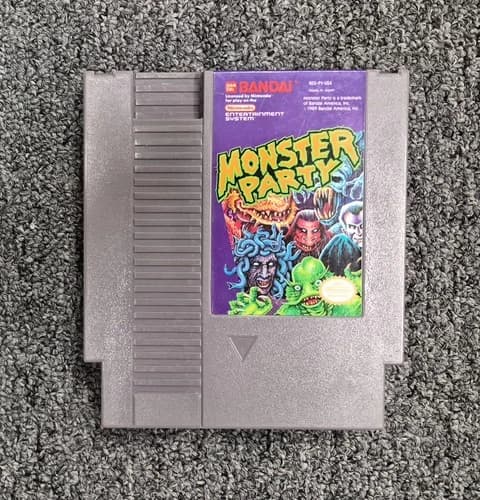 Monster Party (Nintendo NES, 1989) Original