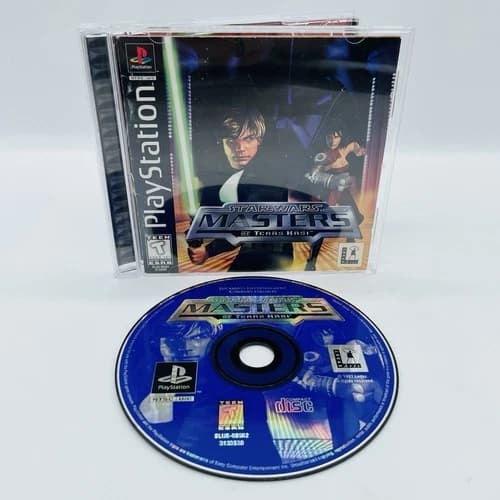 Star Wars Masters of Teras Kasi (PlayStation 1, 1997) PS1, CIB TESTED, Fast Ship