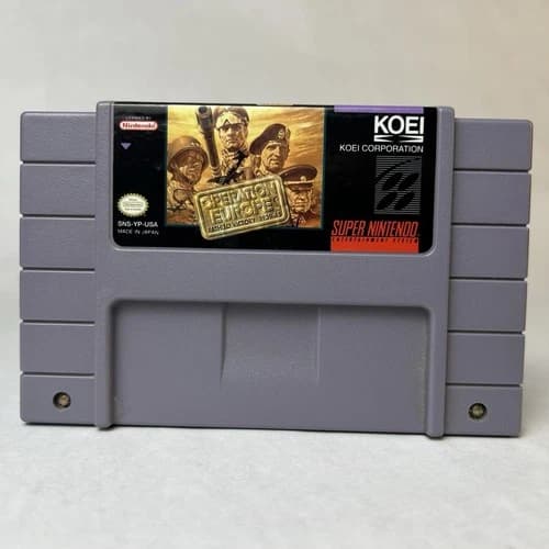 Operation Europe: Path to Victory 1939-45 (Super Nintendo SNES, 1994)