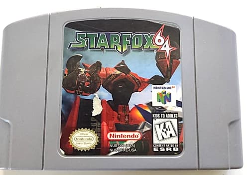 N64 : STAR FOX 64 !! Authentic Cartridge Only Cleaned/Tested