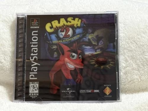 Crash Bandicoot 2 Cortex Strikes Back PlayStation 1 PS1 Complete W/ Manual 1997