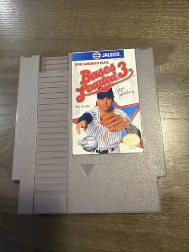 Bases Loaded 3 Nintendo NES Game Cartridge Tested