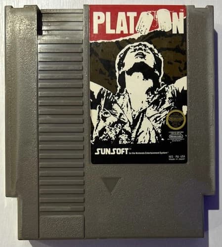Platoon (Nintendo Entertainment System, 1988) NES - Cart Only- Tested
