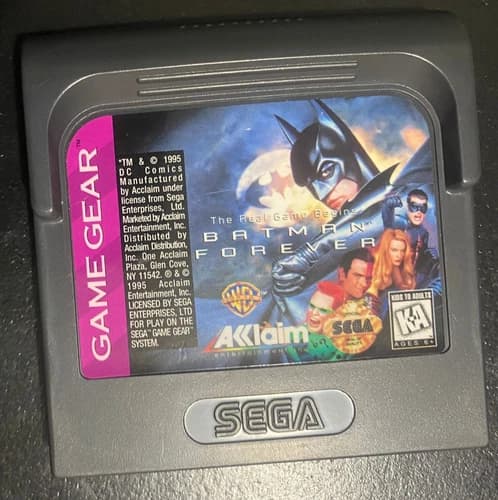Batman Forever - Sega Game Gear - Acclaim - Good Condition