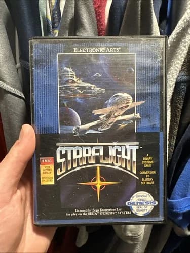Starflight (Sega Genesis, 1991) - TESTED, W/ MAP