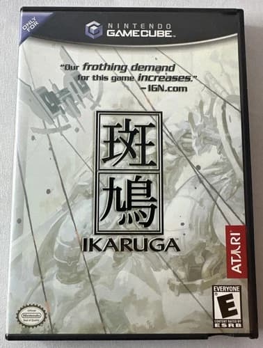 Ikaruga Nintendo GameCube 2003 Complete In Box CIB Authentic Tested Working