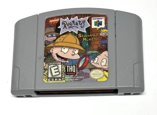 Rugrats Scavenger Hunt (Nintendo 64) N64 Tested