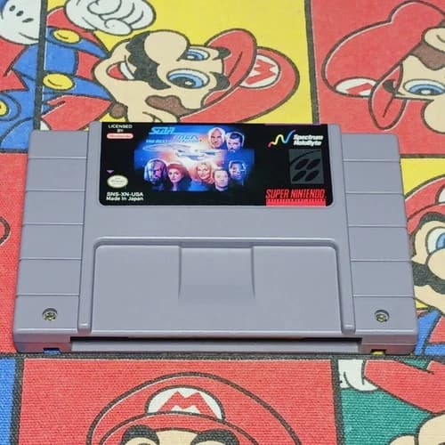 Star Trek: The Next Generation (Super Nintendo) SNES Authentic/Cleaned/Tested