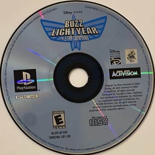 Buzz Lightyear of Star Command (PlayStation, PS1) DISC ONLY | NO TRACKING | M38