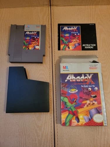 Abadox: The Deadly Inner War Nintendo NES Complete In Box *TESTED/WORKS*