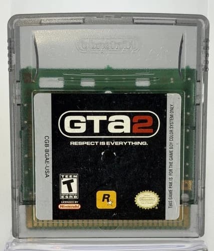 GRAND THEFT AUTO 2 - NINTENDO GAME BOY COLOR GBC - CART ONLY *TESTED & WORKING*