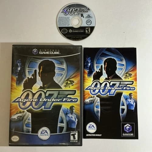 James Bond 007 in Agent Under Fire (Nintendo GameCube, 2003) CIB Complete In Box