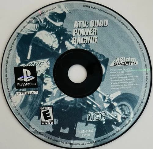 ATV: Quad Power Racing (PlayStation 1, PS1) DISC ONLY | NO TRACKING | M136