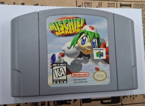 Mischief Makers (Nintendo 64 N64) Cartridge Only Tested & Works