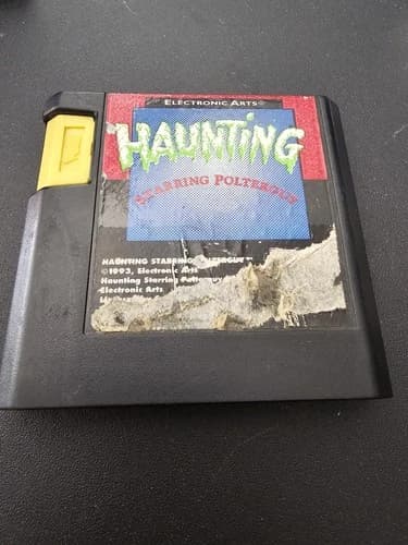Haunting Starring Polterguy Sega Genesis 1993 Game Only
