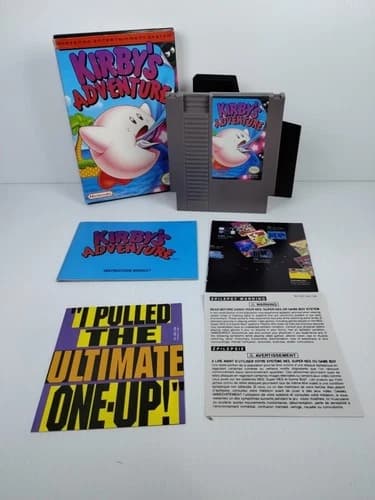 Kirby's Adventure (Nintendo NES) True CIB - Tested - Free Shipping
